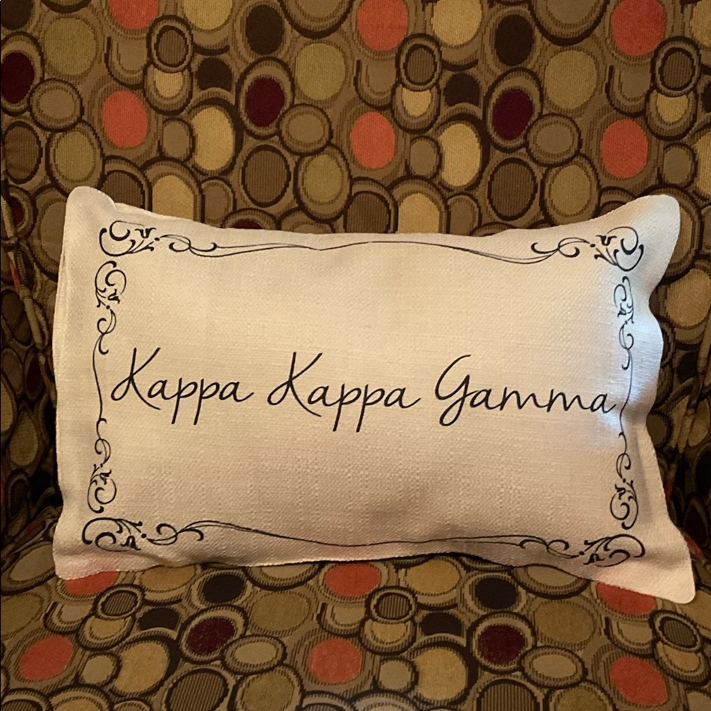 Kappa Kappa Gamme Lumbar Pillow